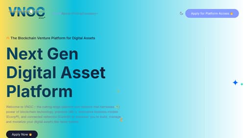 VNOC website screenshot